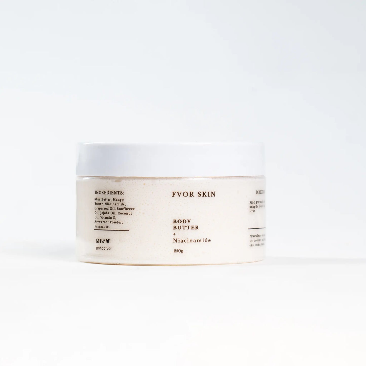 FVOR Emulsified Body Butter - Vanilla
